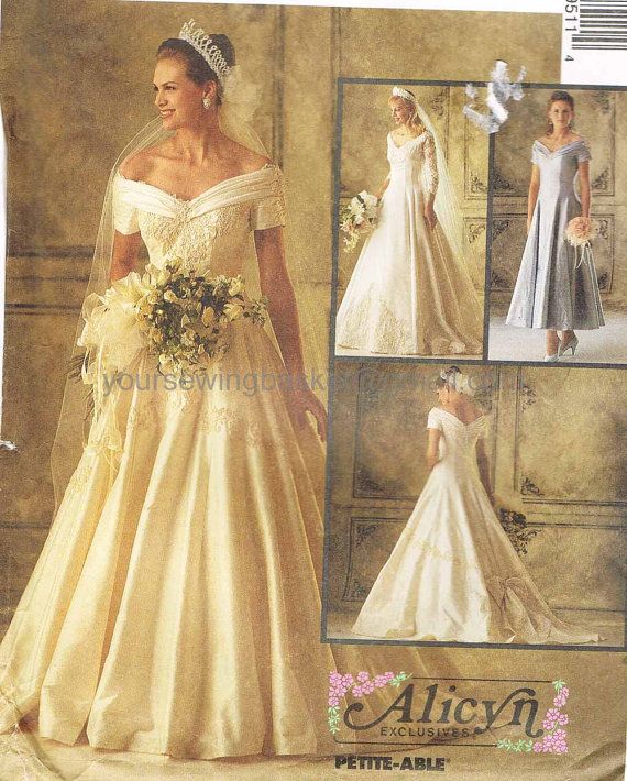 Pattern Wedding Dresses Inspirational Vintage Wedding Dress Pattern Mccall S 6951 by