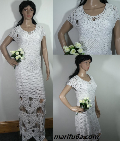 Pattern Wedding Dresses Luxury Crochet Wedding Maxi Dress with Hearts All Sizes Pattern Pdf