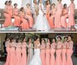 Peach Bridesmaids Dresses Best Of Arabic African Coral Peach Blush Long Bridesmaid Dresses with Half Sleeves Plus Size Lace Mermaid Party Dress Beautiful Bridemaid Dresses Lace