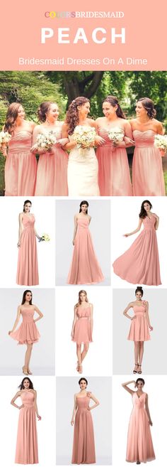 Peach Colored Dresses Wedding Fresh 63 Best Peach Bridesmaid Dresses Images In 2019