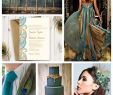 Peacock Wedding theme Bridesmaid Dresses Awesome Peacock Wedding Inspiration Mood Board Color Palette Teal