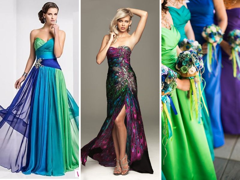 Peacock Wedding theme Bridesmaid Dresses Luxury Peacock Blue Bridesmaid Dresses – Fashion Dresses