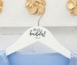 Personalized Hangers for Wedding Dresses Elegant Personalized Wooden Wedding Clothes Hanger Hello Beautiful