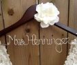 Personalized Hangers for Wedding Dresses Inspirational Custom Bride Hanger Wedding Dress Hanger Bridal Shower