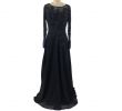 Petite Dresses for Wedding Guests Beautiful 2017 New Y Mother Bride Dresses Long Sleeves Lace Appliques Beads Floor Length Navy Blue Chiffon Cheap Bride Wedding Guest Dreses Petite Mother