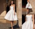 Petite Short Wedding Dresses Elegant Y Knee Length Short Wedding Dresses Simple Strapless Satin Bridal Gown Custom