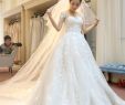 Petite Wedding Dress Lovely Illusion Neckline Court Train Sheer Back Lace Appliques Tulle Wedding Dress with Appliques Lace Half Sleeves