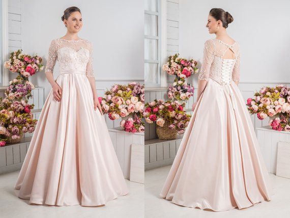 Pink and Gold Wedding Dress Fresh Fabulous Tricks Gold Wedding Gowns Belle Minimalist Wedding
