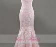 Pink Beach Wedding Dresses Lovely Elegant Mermaid Pink Lace Wedding Dressstrapless by