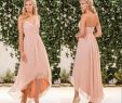Pink Beach Wedding Dresses New 2017 Cheap Beach Peach Pink Bridesmaid Dresses Chiffon