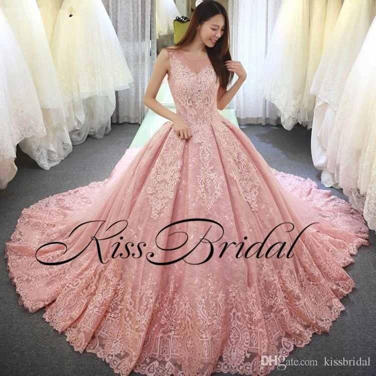 Pink Bride Dresses Luxury Fuchsia Dress for Wedding Beautiful Pink Wedding Dresses