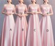 Pink Dresses for Wedding Guest Best Of Pink Lace Satin Long Bridesmaid Dresses with Appliques Lace Up 2019 Sleeves Wedding Guest Dress Vestidos De Damas De Honor Boda Bridesmaid Dresses