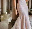 Pink Wedding Dresses 2017 Luxury Blush Wedding Dress by David Tutera for Mon Cheri Spring