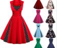 Pinup Girl Wedding Dresses Awesome 2019 Fashion Women Robe Pin Up Dress Retro 2019 Vintage 50s 60s Rockabilly Polka Dot Wedding Party Swing Summer Female Dresses From Boom1994 $16 46