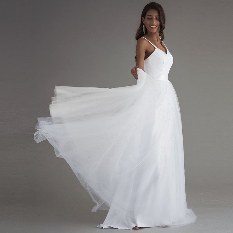 Plain White Wedding Dresses Elegant White Simple Wedding Dresses Awesome Od Couture Odrella