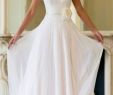 Pleated Wedding Dress Luxury Discount 2019 Boho Beach Wedding Dresses Pleats V Neck Floor Length A Line Sleeveless with Flower Sash Bridal Gowns White Ivory Vestido De Novia
