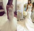 Plum Wedding Dresses Fresh Y Mermaid Wedding Dresses 2017 Low Back White Tulle Beaded Vintage Lace Pearls Spaghetti Straps Gorgeous Bridal Gowns Court Train