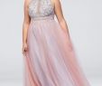 Plus Size Blush Wedding Dresses Lovely Layered Tulle Plus Size Gown with Beaded Bodice Style