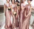 Plus Size Blush Wedding Dresses Lovely Princess Bridesmaid Dresses Rose Gold Sequined Maid Honor