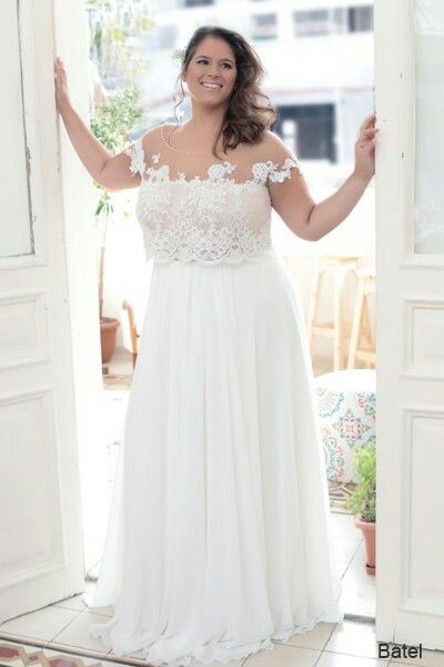 Plus Size Chiffon Wedding Dress New Plus Size Boho Crop top Wedding Dress Perfect for