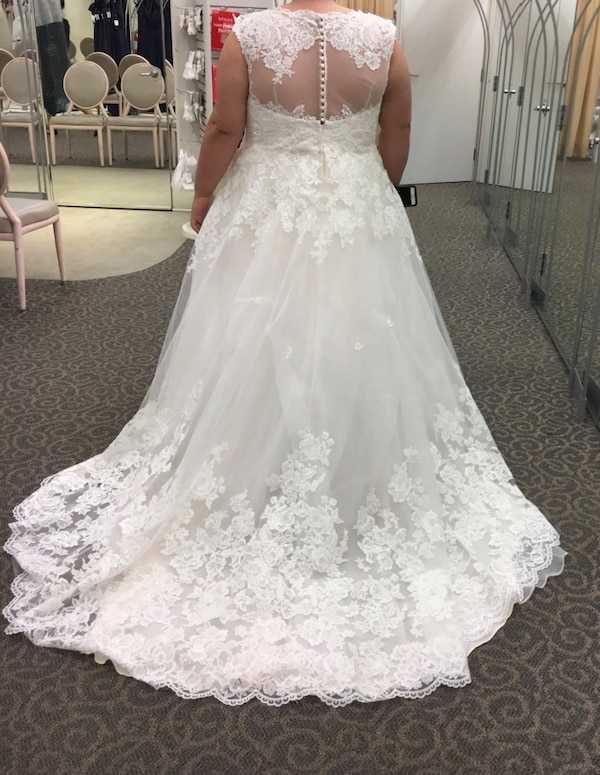 davids bridal plus size scalloped lace and tulle wedding dress ideas of how to preserve wedding dress of how to preserve wedding dress