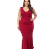 Plus Size Dresses to Wear to Wedding Luxury Yujeet Womens solid Color Dress Plus Size V Neck Bodycon