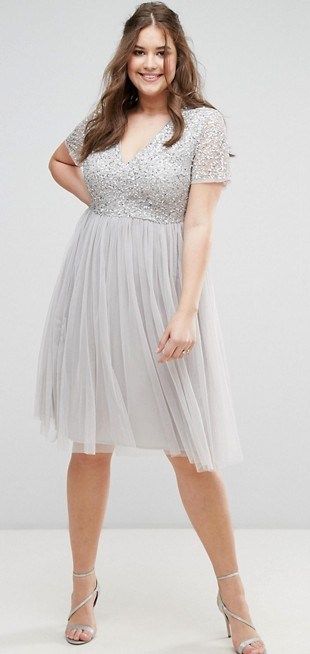 Plus Size Grey Dresses for Wedding Inspirational Pin On Plus Size Fashion