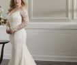 Plus Size Lace Mermaid Wedding Dresses Lovely Christina Wu Long Sleeve Plus Size Wedding Gown