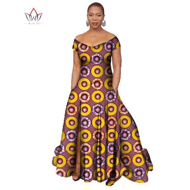 Plus Size Long Dresses for Wedding Unique African Long Dress Africa Bazin Riche Wax Print Dresses Plus Size Ankara Dresses