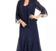 Plus Size Mother Of the Bride Awesome 2019 Navy Blue Chiffon Tea Length Mother the Bride Dresses with Jacket 3 4 Long Sleeves Beaded Plus Size Mother Groom formal evening Wear Plus