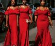 Plus Size Red Wedding Dresses Fresh Charming Cheap Red Bridesmaid Dresses African Spaghetti Straps Short Sleeves Maid Honor Gowns Mermaid Satin Wedding Guest Dress Plus Size E