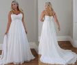 Plus Size Simple Wedding Dresses Awesome Modest Plus Size Wedding Dresses Beach Wedding Chiffon A Line Floor Length Spaghetti Straps Lace Up Back Simple Elegant Boho Bridal Gowns Polka Dot