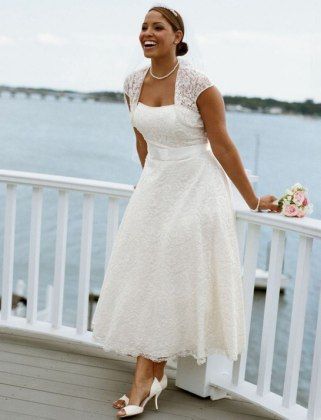 Plus Size Tea Length Wedding Dresses with Sleeves Luxury Dress Found Vintage and Will Look Good with Boots