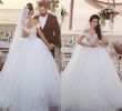Plus Size Undergarments for Wedding Dresses Fresh Arabic Big Ball Gown Wedding Dresses F the Shoulder Nude Lined top Romantic Lace Appliques soft Tulle Puffy Bridal Gowns Corset Back Huge Ball Gown