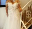 Plus Size Wedding Dresses 2016 New Real Plus Size Bride In A Corset Strapless Ball Wedding Gown