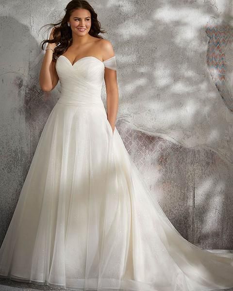 Plus Size Wedding Dresses atlanta Elegant Princess Wedding Dresses F the Shoulder Sparkly 2018 Y