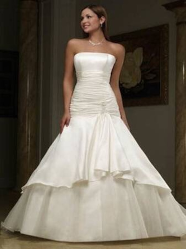 Plus Size Wedding Dresses Chicago Best Of Designer Ivory Strapless Ruched Wedding Dress Size 7 8 Off