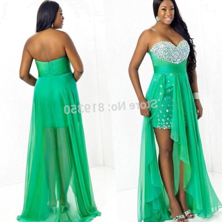 Plus Size Wedding Dresses Under $100 New Emerald Green High Low Prom Dresses – Fashion Dresses