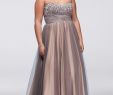 Plus Size Wedding Guest Dresses Cheap New Lace Up Beaded Bodice Plus Size Ball Gown Mocha Brown