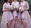 Plus Size Wedding Guest Dresses with Sleeves New 2017 Full Lace Elegant Bridesmaid Dresses Jewel Half Sleeves formal Wedding Guest Dresses Custom Made High Low Maid Honor Plus Size Cheap