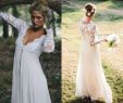Pregnant Wedding Dresses Best Of Empire Waist Boho Wedding Dress with Long Sleeves