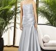 Purple and Silver Wedding Dress Lovely Dessy Collection Style 2876