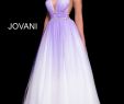 Purple Ombre Wedding Dress Beautiful Jovani Plunging Neckline Ombre formal Dress