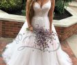 Purple Plus Size Wedding Dress Luxury Spaghetti Strap White Long Plus Size Wedding Dress with