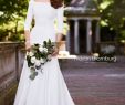 Quarter Sleeve Wedding Dresses Lovely Martin Thornburg Naomi Three Quarter Sleeve Wedding Gown