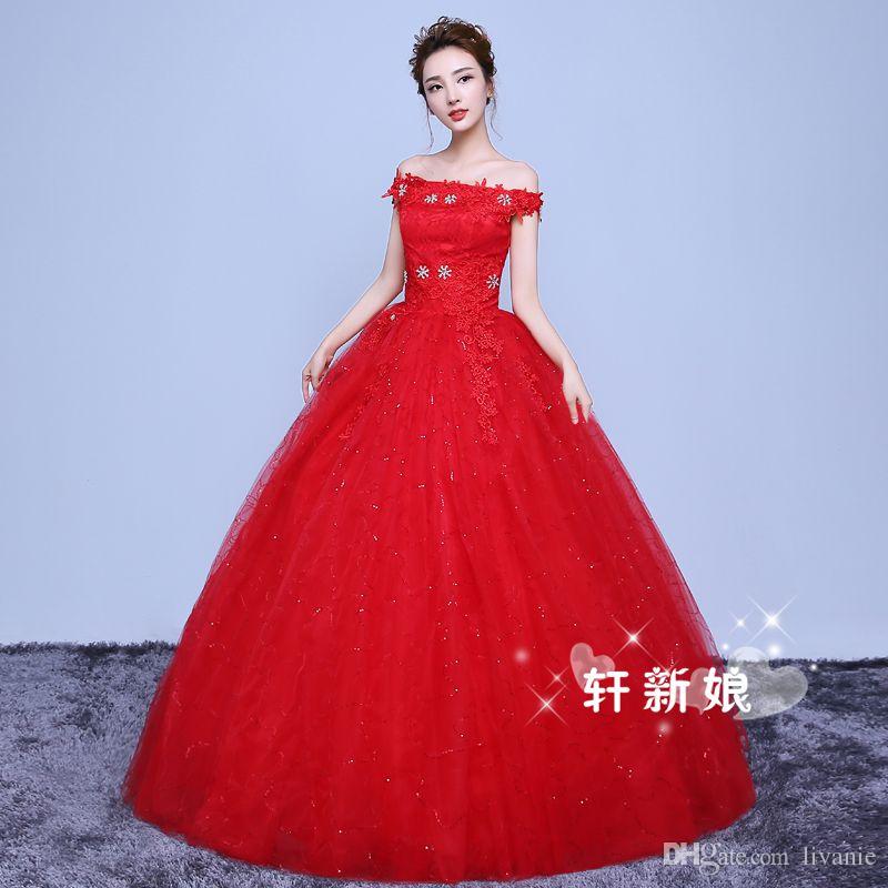md69 fashionable white red tulle 2017