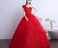 Red Bridal Gown Unique wholesale E Shoulder Flowers Princess Red Wedding Dress Crystal Tulle Lace Up Back Plus Size Customize Bridal Gowns