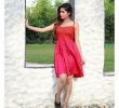 Red Dresses to Wear to A Wedding Beautiful Red Pink Color Block Short Dress