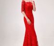 Red Lace Wedding Dress Elegant Chinese Outfit Red Lace F Shoulder Floor Length