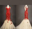 Red Mermaid Wedding Dresses Elegant Tb1 Vintage Lace Mermaid Wedding Dresses Red White 2017 Plus Size Bridal Dress Vestidos De Novia Cheap Wedding Gowns Designer Wedding Dresses Cheap